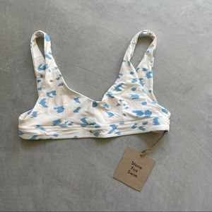 Stone Fox Swim Bikini Top Zen Spot Large